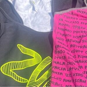 Zumba Fitness Women's Tops - Black, Pink, Blue